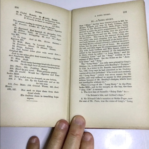 Antique Book Is Of The Poetical Works Of Thomas Gray, By John Bradshaw - Picture 10 of 11